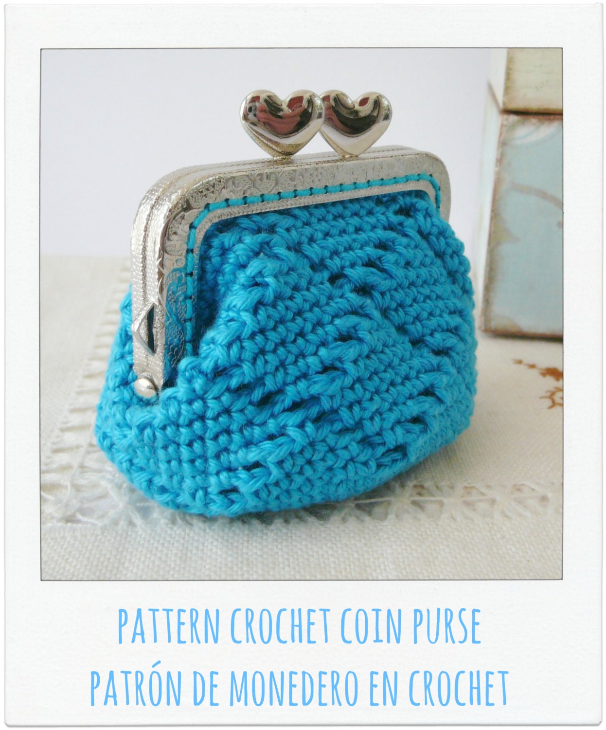 PATTERN Crochet Coin Purse Model nº 17