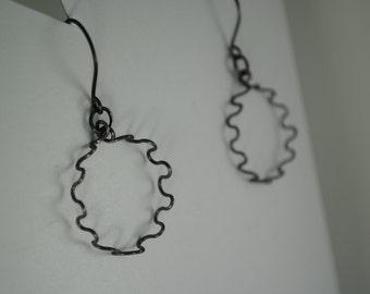 Squiggle earrings