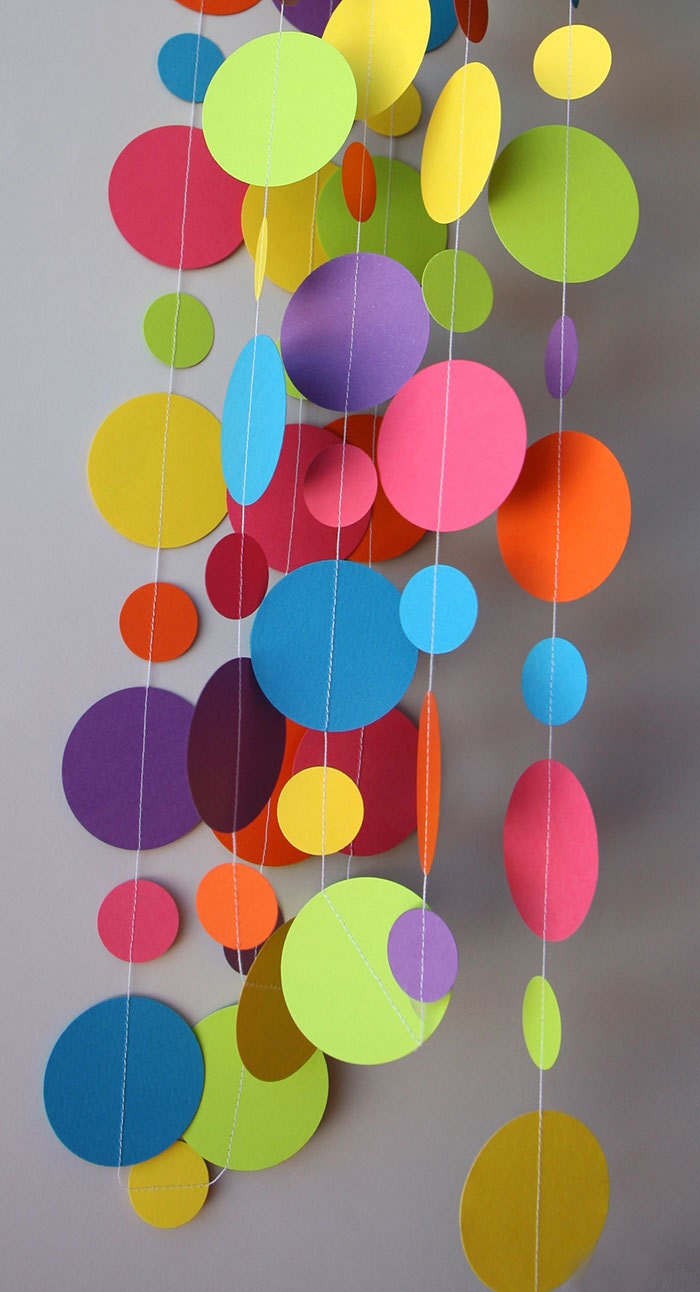 Paper garland Birthday decorations Birthday party decor