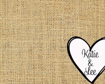 Burlap Look Paper Placemats Premium Rehearsal Dinner Placemats Presonalized Placemats Monogrammed Placemats Wedding Decorations Mason Jars