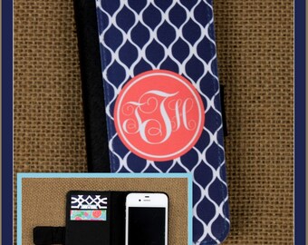 Samsung Galaxy S7 Case S7 Edge Case Wallet Case iPhone 7 7 Plus 5 6 6+ 6 Plus Samsung Galaxy 3 4 and 5 S3 S4 S5 Case Cell Phone Monogram