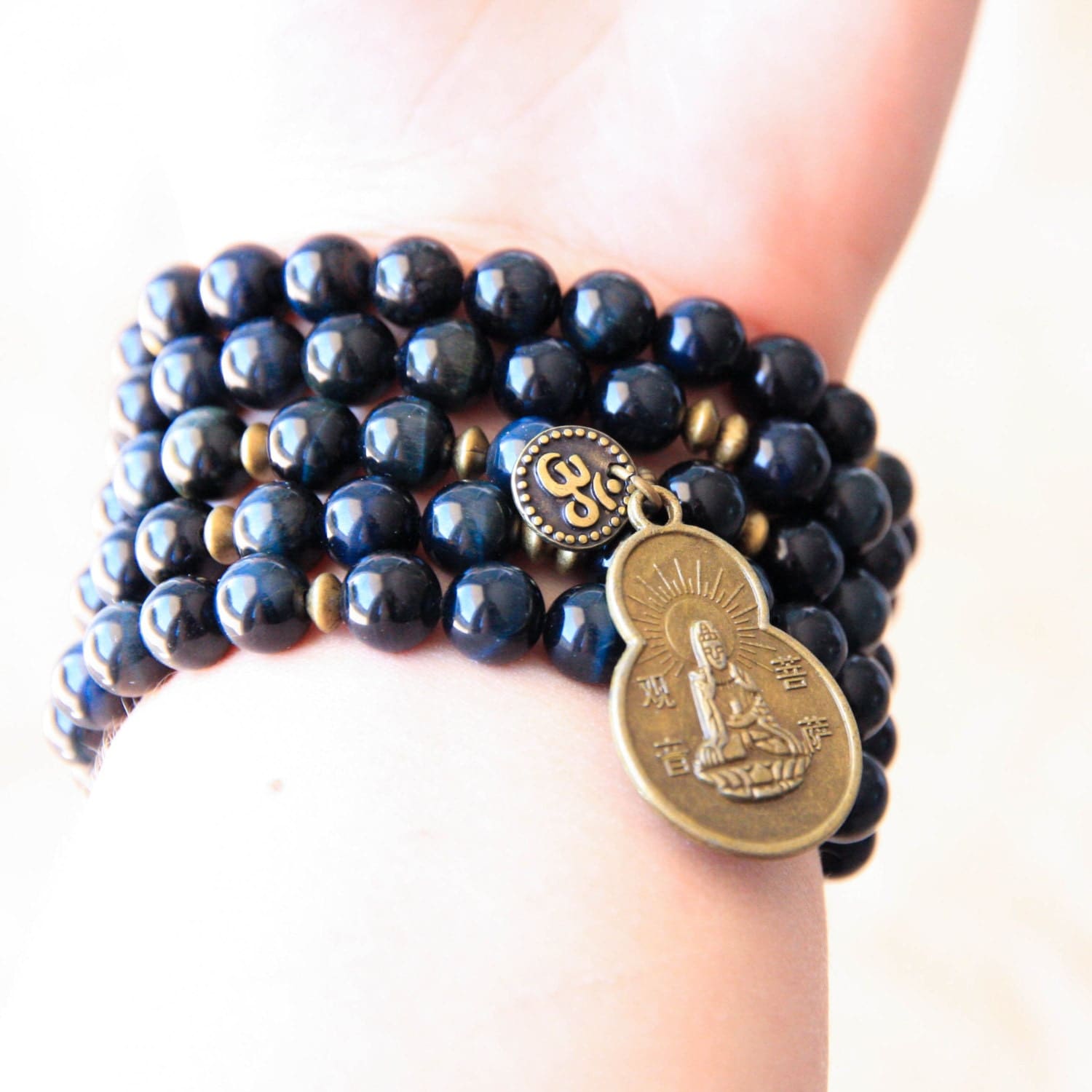 Mala Beads Prayer Beads Wrist Mala Bracelet Necklace Yoga