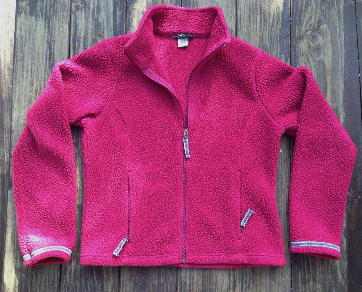 Vintage LL Bean deep pile fleece jacket. full by ProvenFootbridge