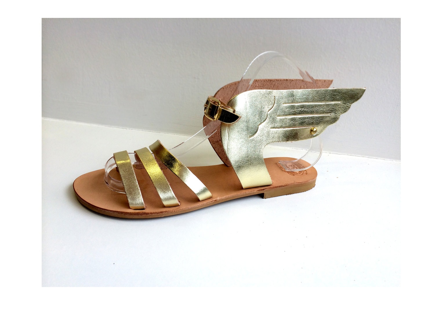 Ancient Greek Winged sandals HERMES Genuine by SANDALIANAS
