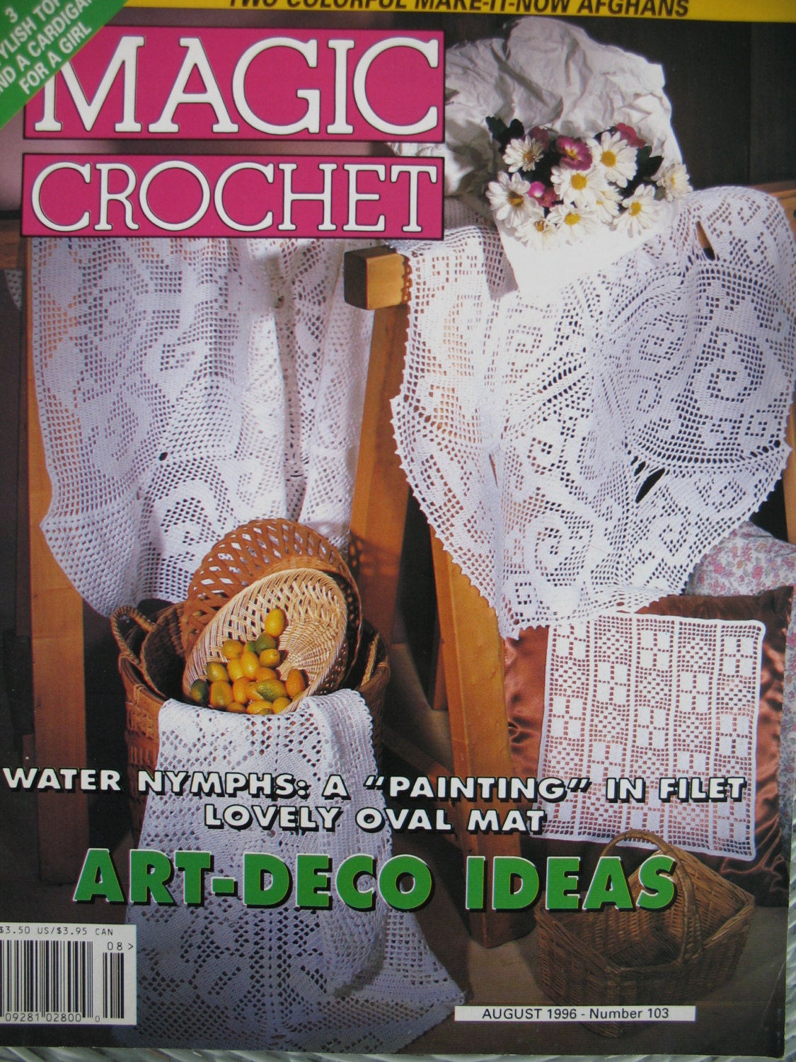 Magic Crochet Magazine Crochet Pattern Book Number 103 Aug