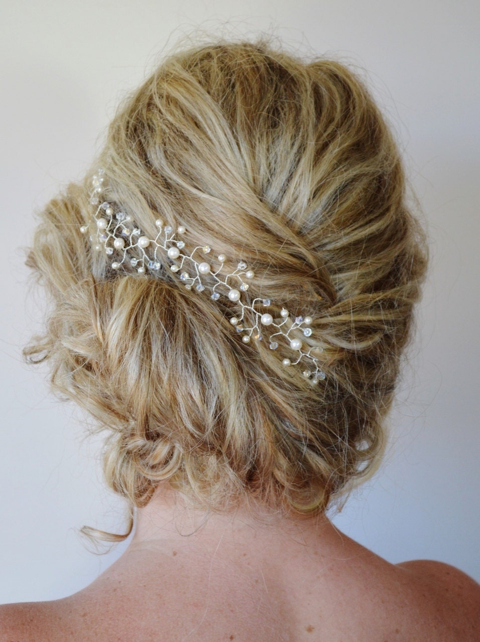  Pearl  Crystal  Hair  Vine Wedding  Hair  AccessoriesBridal