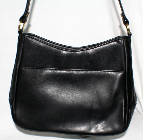 Vintage Liz Claiborne Crazy Horse Black Purse