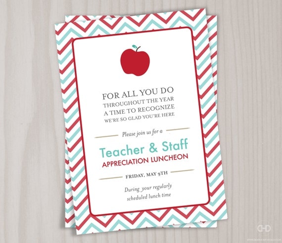 Invitation Card For Teacher's Day Party 7