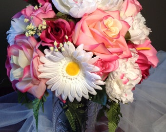 cemetary flowers, gravesite flowers, altar flowers