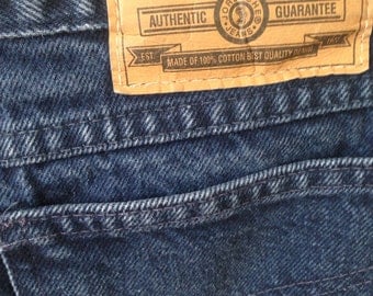 Vintage 70s 80s Jordache High Waist Denim Blue Jeans 33