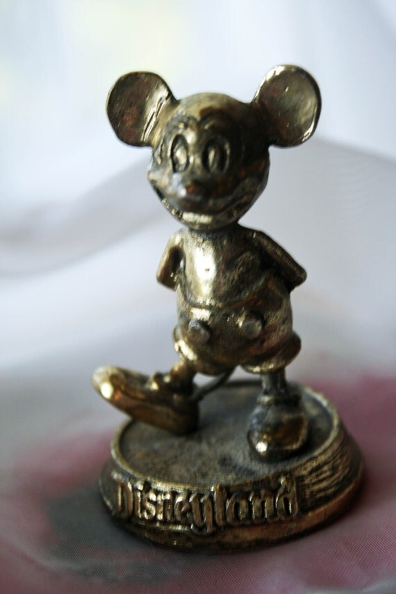 black mickey mouse statue