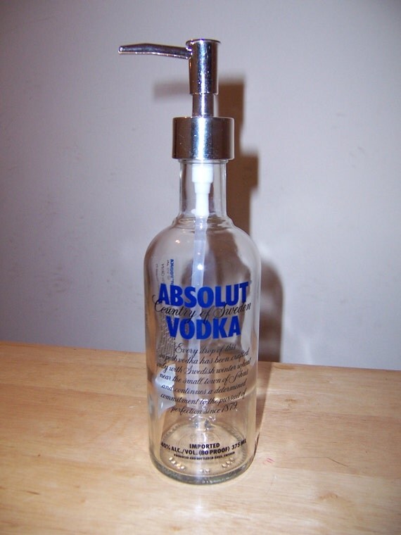 Absolut Vodka Flasche Seife/Hand Sanitizer Dispenser 375mL