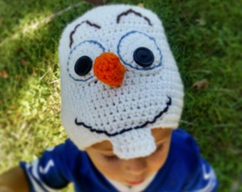 Olaf Hat, Olaf Beanie, Olaf Costume, Frozen Hat, Olaf Baby Hat, Frozen Baby Hat