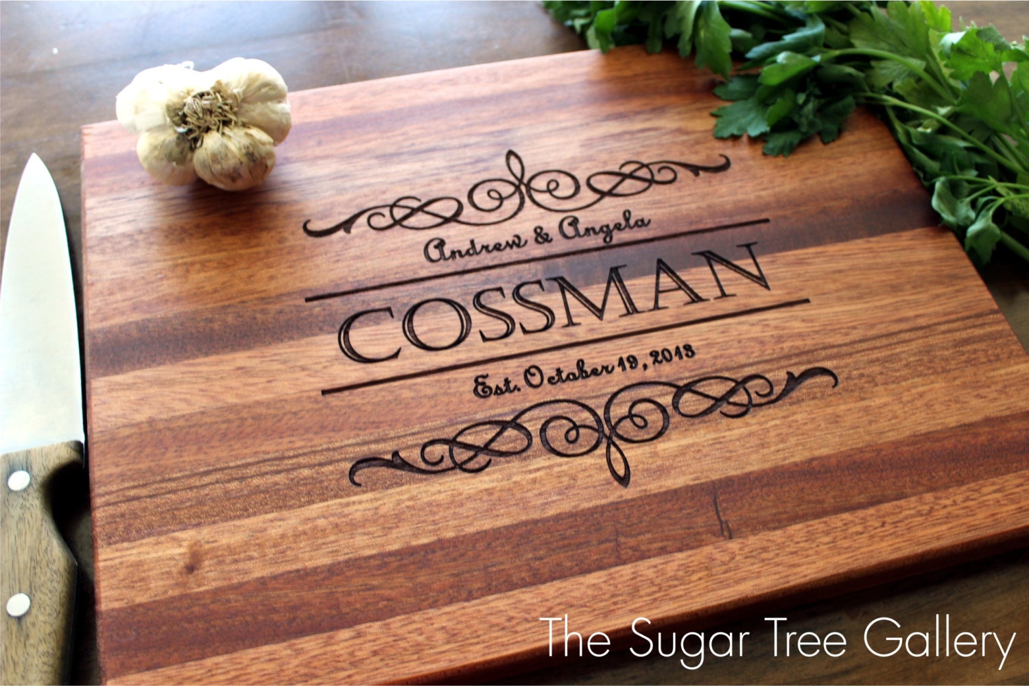 Wood Cutting Board Gift For Her Gift For Him Personalized