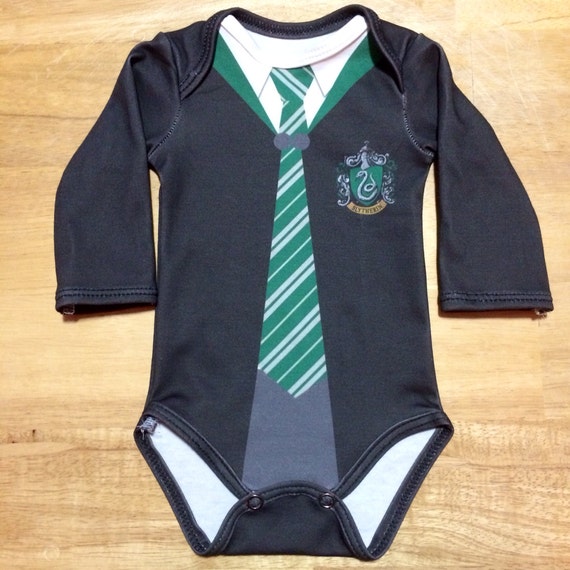 Harry Potter Newborn LongSleeve Slytherin Onesie