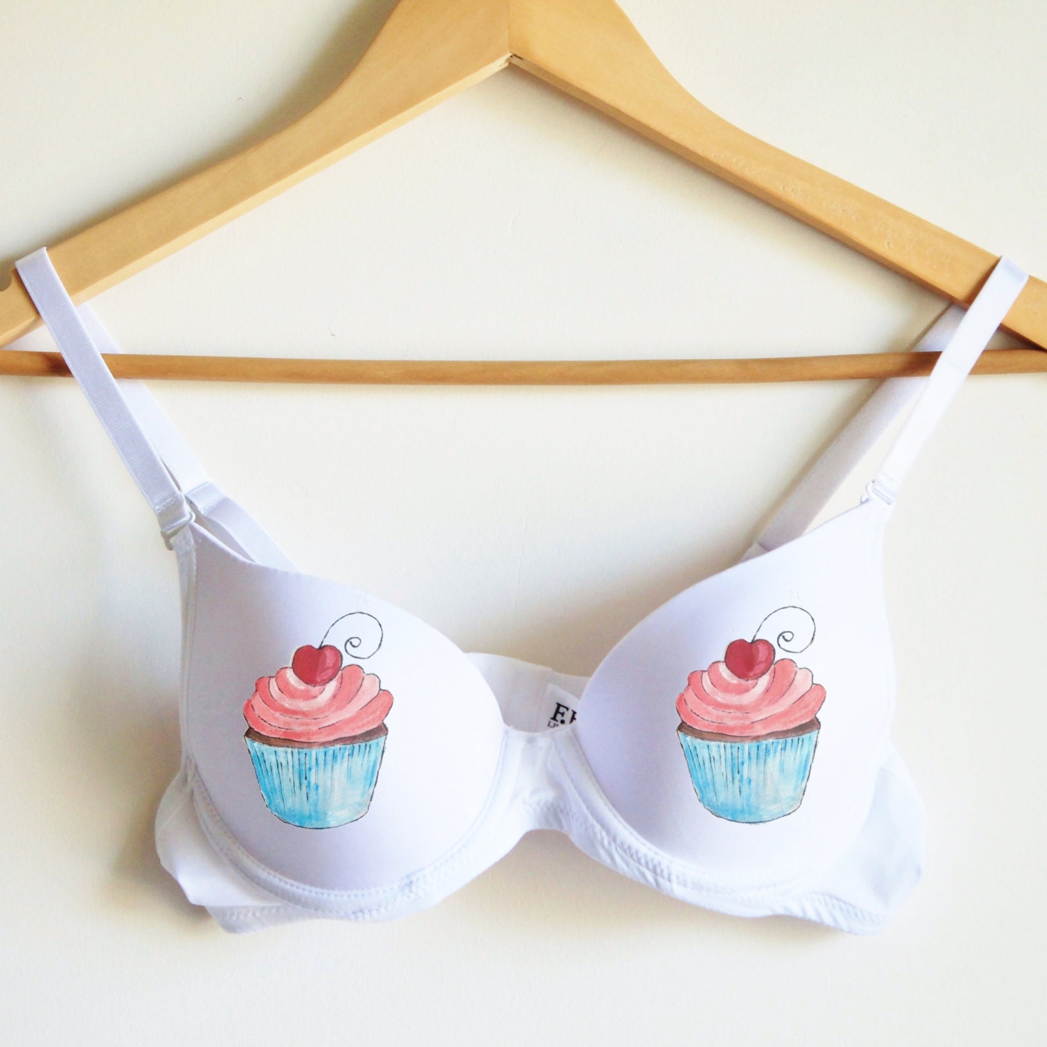 Katy Perry inspired cupcake bra handpainted by Dariacreative