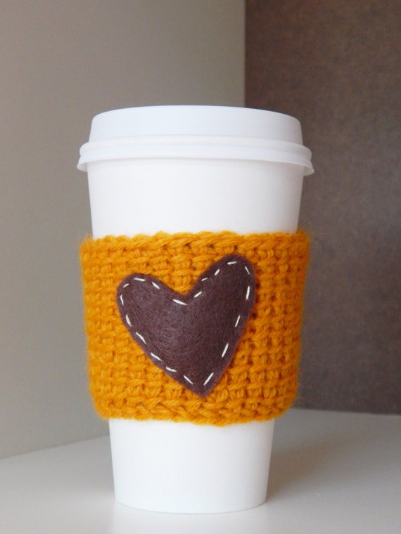 Crochet Cup Cozy for your Starbucks Drink Butterscotch