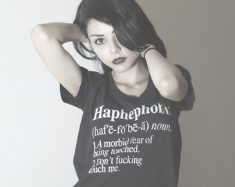 haphephobia sweatshirt â€“ sad Etsy