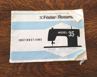 Frister rossmann model 35 manual for sale