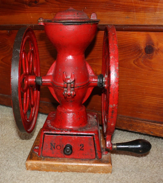 Items similar to Antique Enterprise 2 Coffee Grinder, Coffee Mill