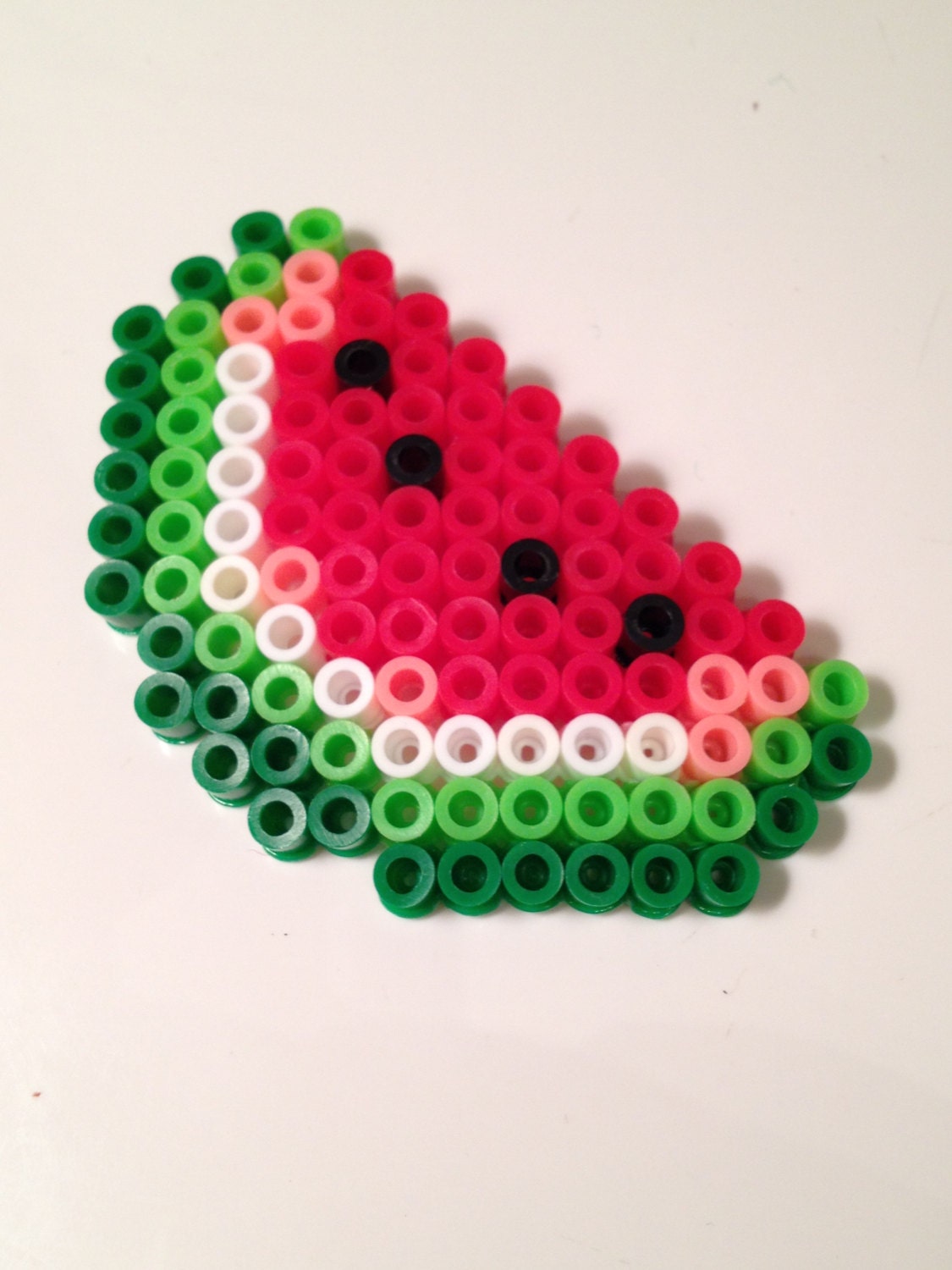 Minecraft Watermelon Perler Bead by KasamiBeads on Etsy