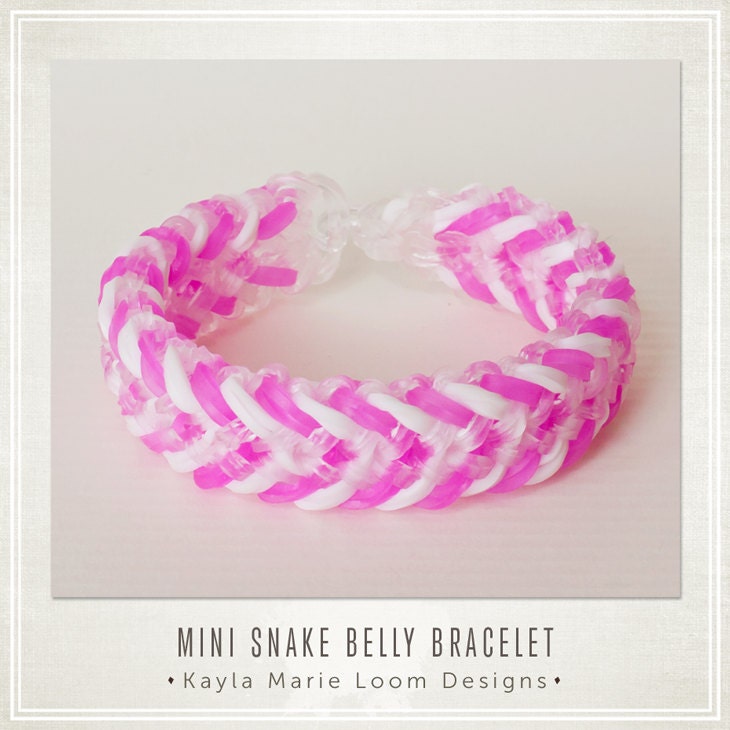 Rainbow Loom Bracelet Mini Snake Belly