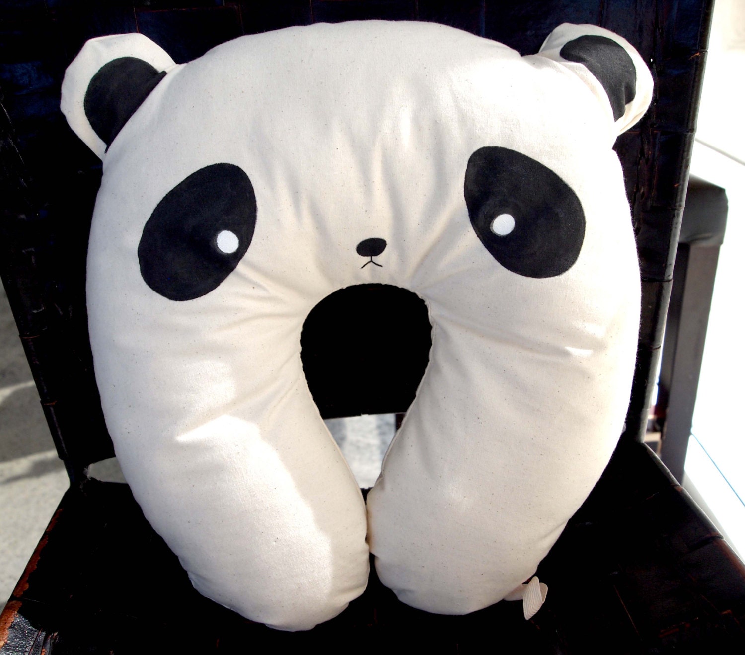 panda head pillow