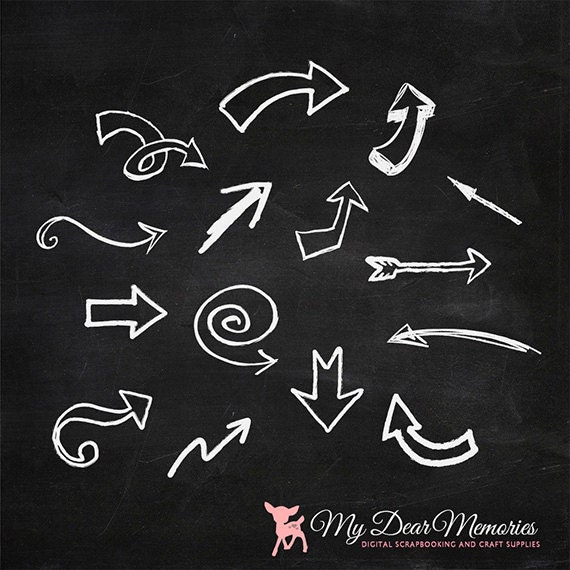 free chalkboard arrow clipart - photo #18