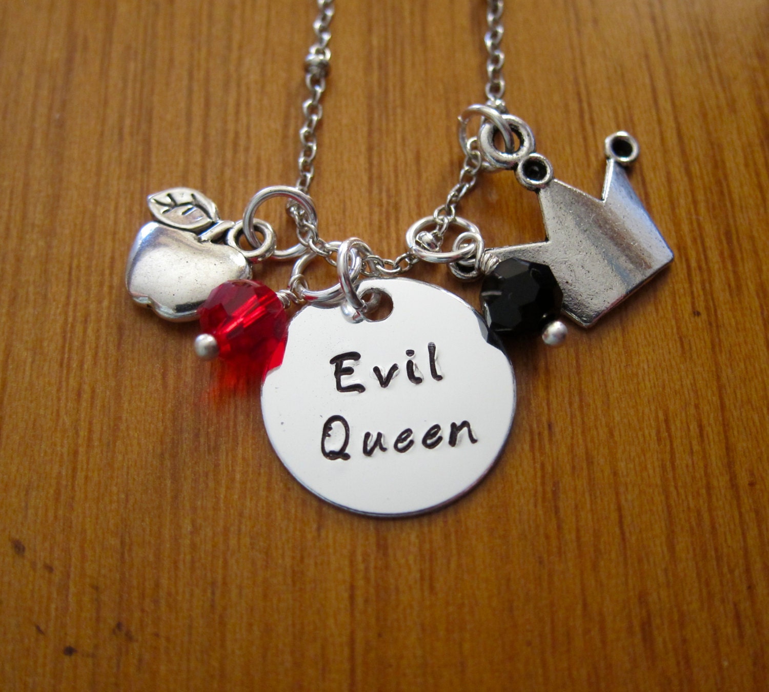 Snow White Inspired Necklace. Evil Queen necklace.