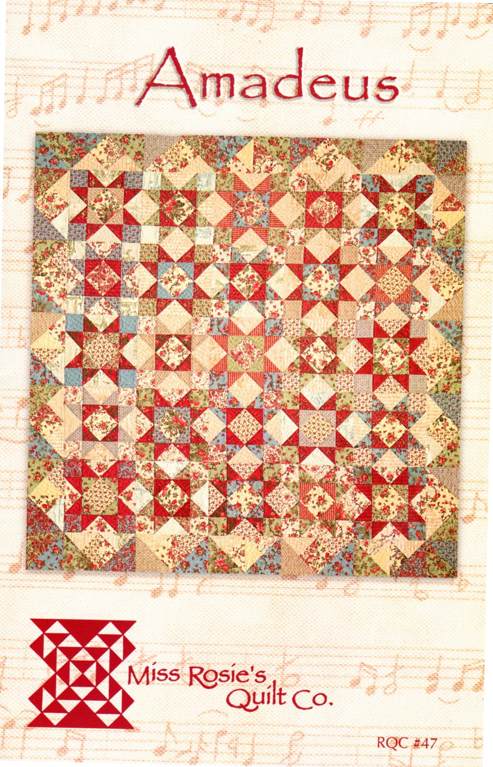 Amadeus Quilt Pattern By Miss Rosie s Quilt Company