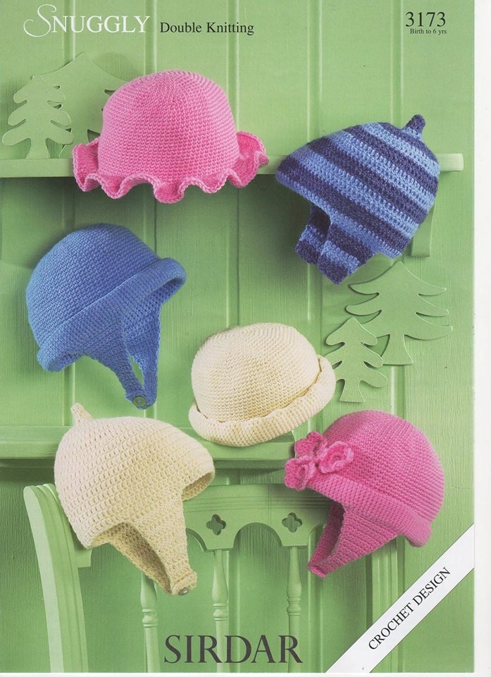 Childrens Crochet Hats Girls Crochet Hat Boys by ...