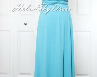 Convertible Infinity dress Bridesmaids Dress in Blue