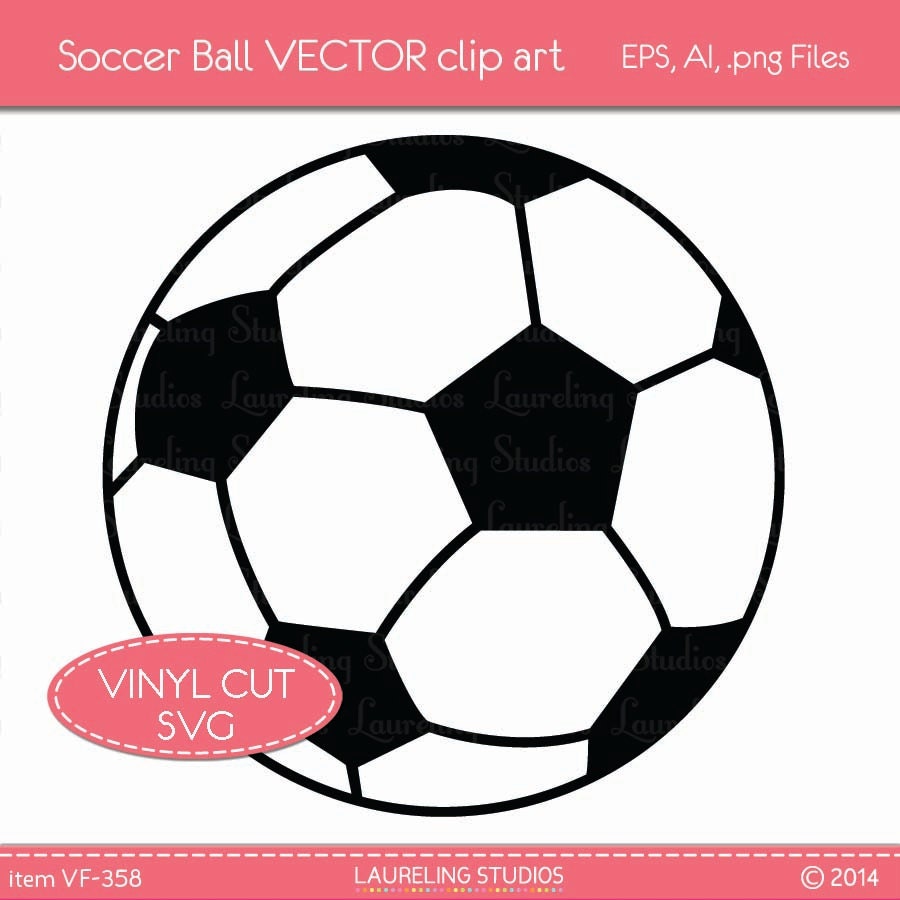 Download vector clipart soccer ball vinyl cut files die by ...