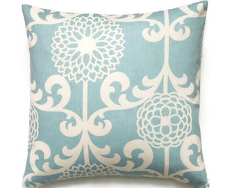 Nursery Pillow, 20x20 Pillow Cover, Decorative Pillows, Bed Pillow, Throw Pillow, Nursery Decor, Sofa Pillow, Waverly Fun Floret Spa