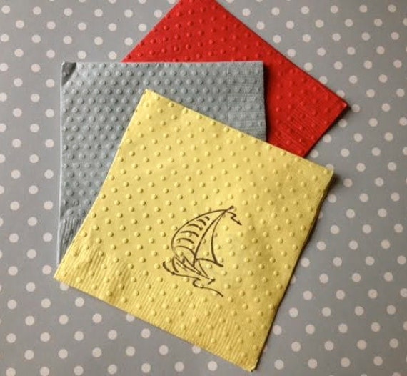 sailboat cocktail napkins