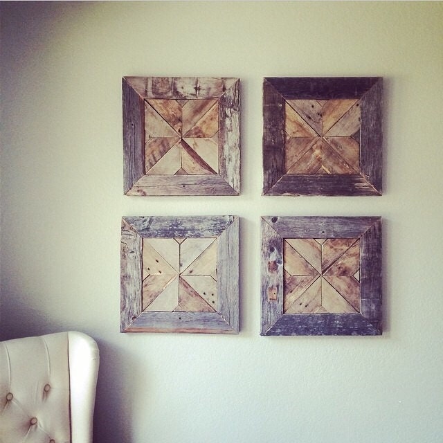 Reclaimed Wood Wall Art barn wood reclaimed art