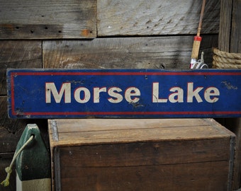 wooden house rustic  made sign sign rustic   hand lake vintage lake personalized sign
