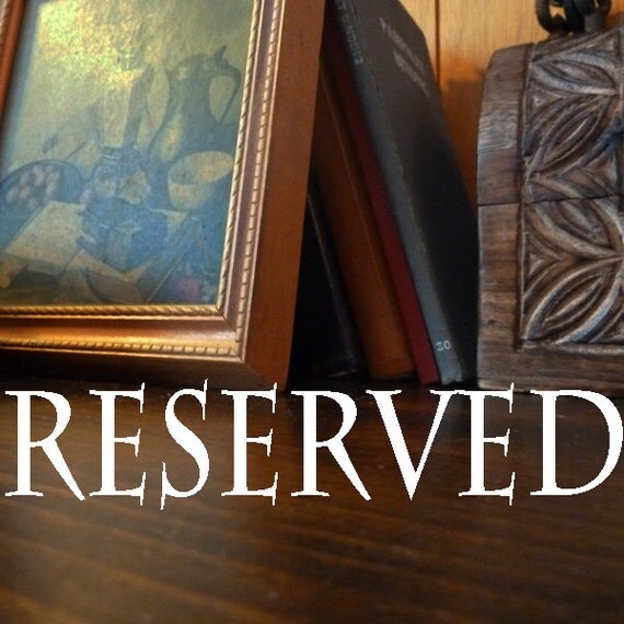 RESERVED by MyHandboundBooks on Etsy