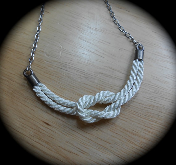 Nautical Necklace Sailor's Knot Jewelry KNOTTY GIRL