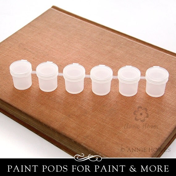 Small Paint Pods. Sampler Jars. Containers for Samples. One