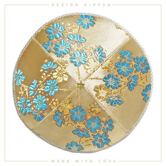 Jewish kippah yarmulke. Wedding Bar Mitzvah Bat Mitzvah