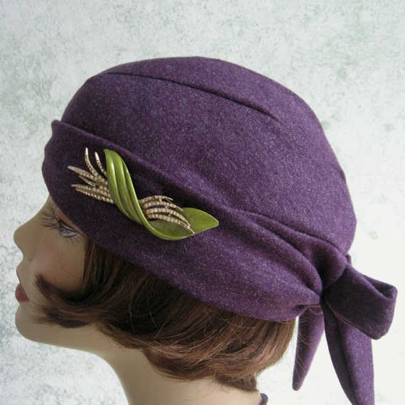 1930s+Hats+Women Vintage 1930s Womens Hat Pattern Back Wrap Design Instant Download