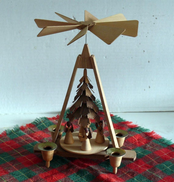 Pyramid Carousel Erzgebirge Candle Rotary Driven