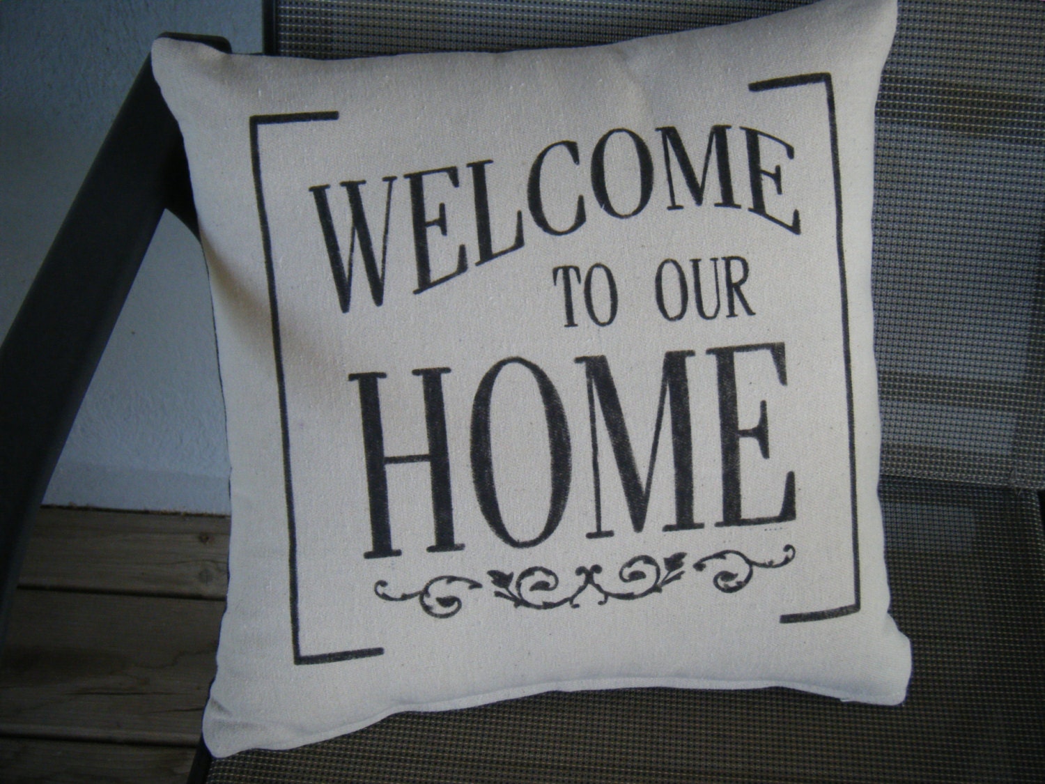 Pillow Cover Welcome to our home Home