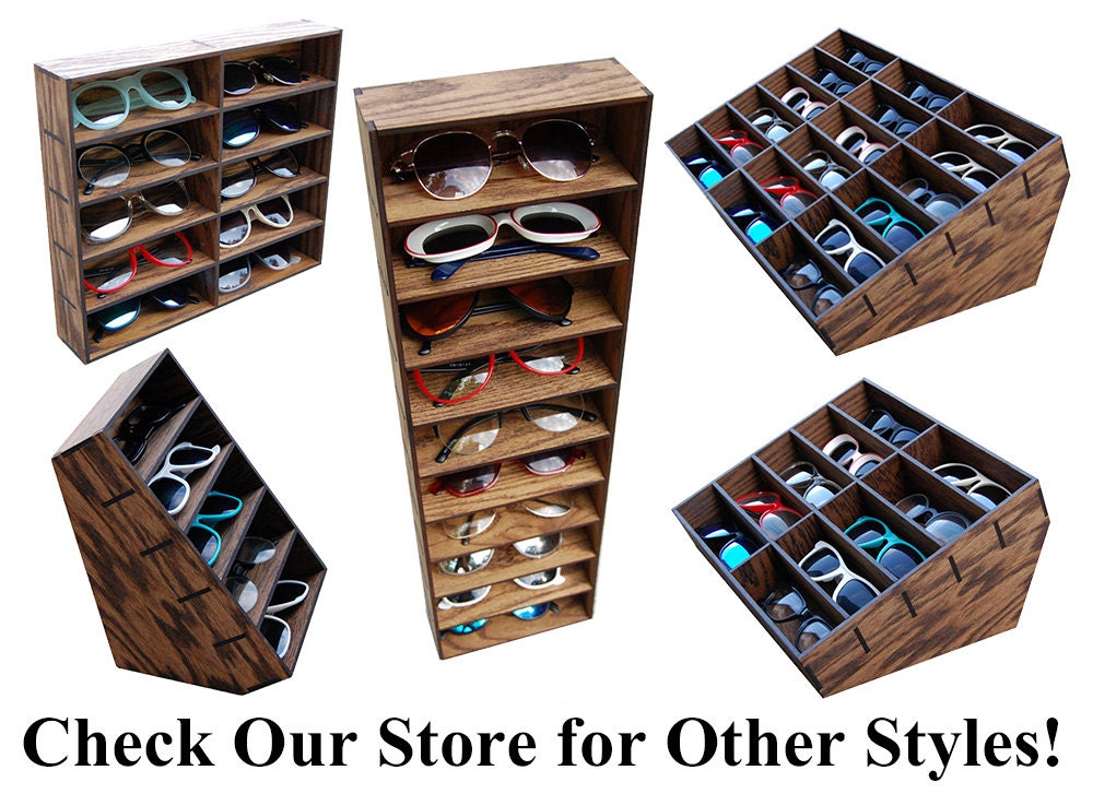 10ct Sunglasses Organizer Display Rack Stand Case Box Drawer