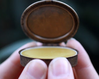 Vera solid natural perfume refill for oval case. Notes of lavender, sage & orange blossom, inspired by the terrain of Ojai, California