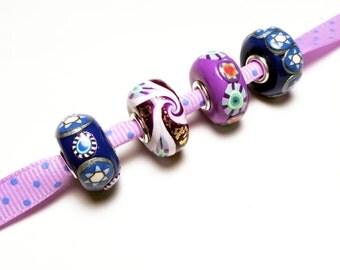 European Bead Set 4 Jewish Handmade Polymer Clay Star of David Canework Bat Mitzvah Silver Plated Grommets Supplies Fashion Trendy 18 mm