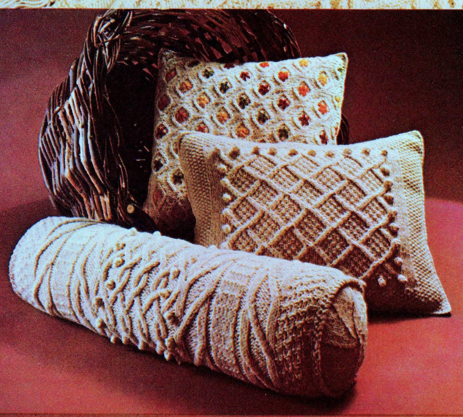 INSTANT DOWNLOAD PDF Vintage Knitting Pattern for Aran Afghan