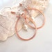 Silver, Copper and Pearl Hoop Earrings, Hammered and Made for the Fun at Heart