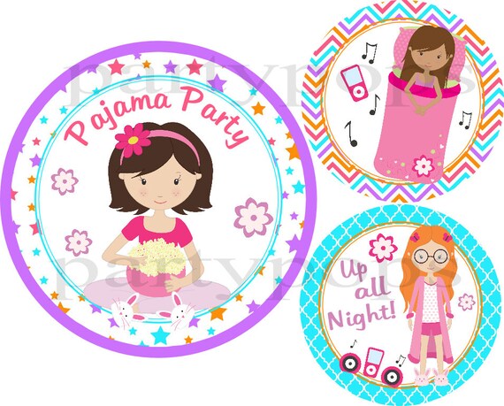 Pictures+of+Slumber+Party+Decorations Party, Printable, Decoration, Birthday,Slumber Party, Sleep Over Party ...